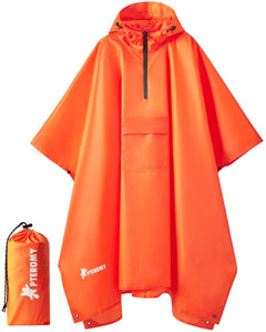 Hooded Rain Poncho