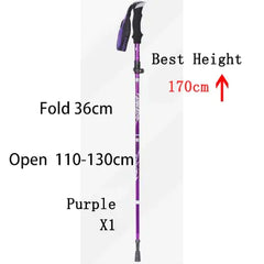 Outdoor Folding Trekking Poles